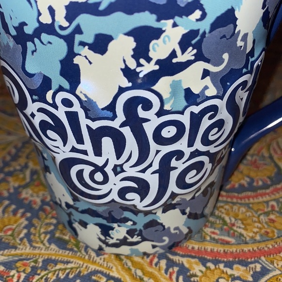 Perfect condition Rainforest Cafe coffee mug with raised lettering. - Picture 5 of 5